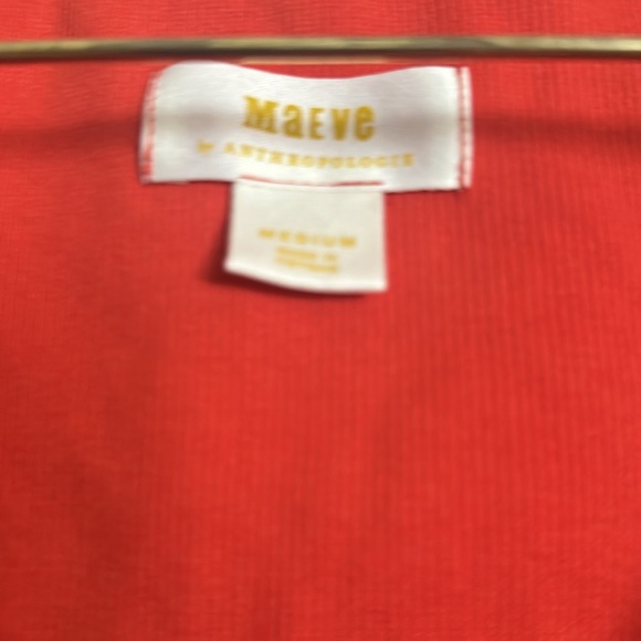 Anthropologie Maeve Lace-Sleeve Top NWOT - Picture 5 of 6